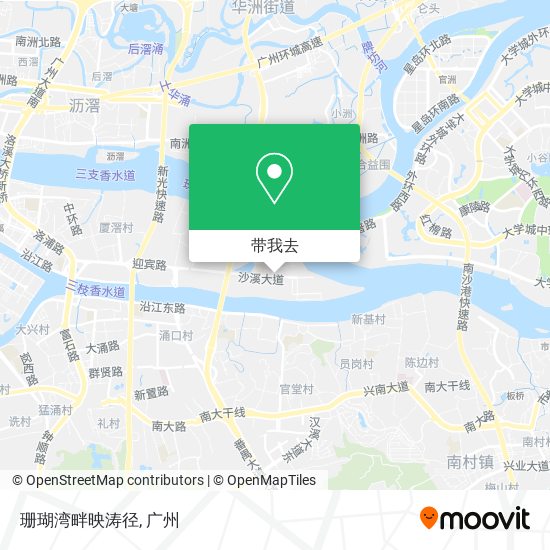 珊瑚湾畔映涛径地图