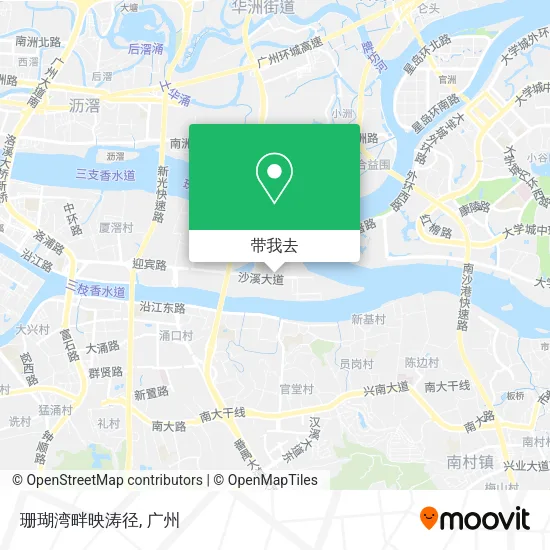 珊瑚湾畔映涛径地图