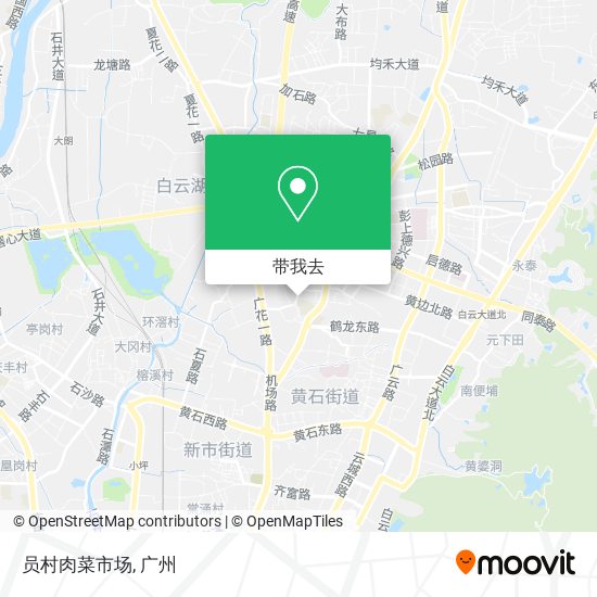 员村肉菜市场地图