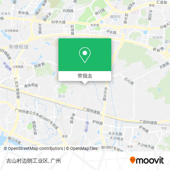 吉山村边朗工业区地图