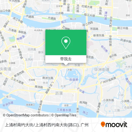 上涌村南约大街/上涌村西约南大街(路口)地图