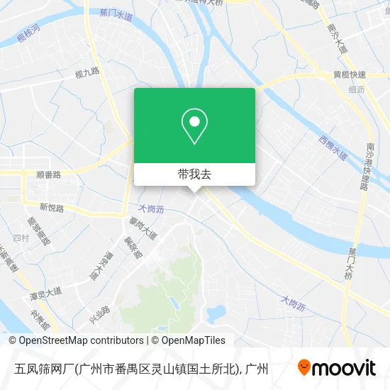 五凤筛网厂(广州市番禺区灵山镇国土所北)地图