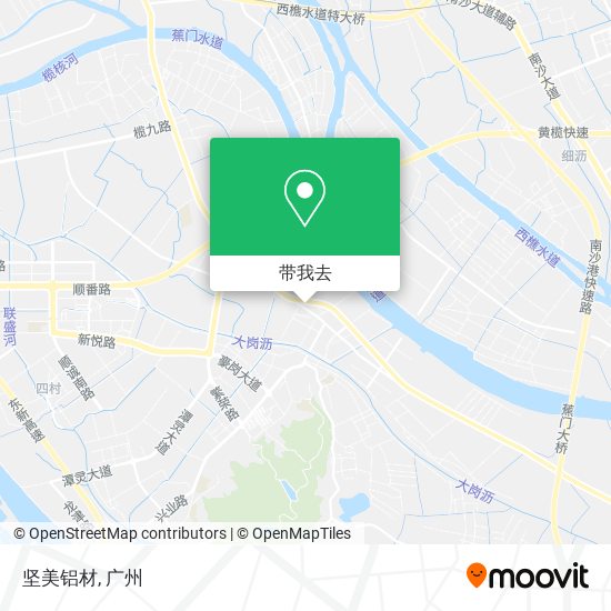 坚美铝材地图