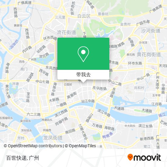 百世快递地图