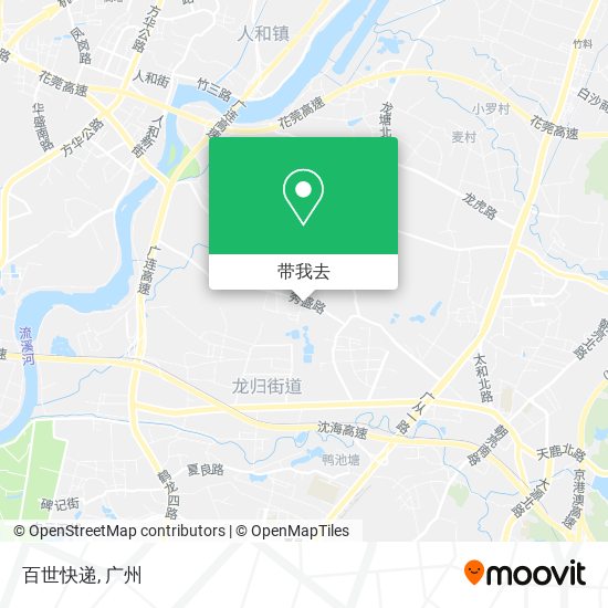 百世快递地图