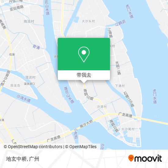 地玄中桥地图