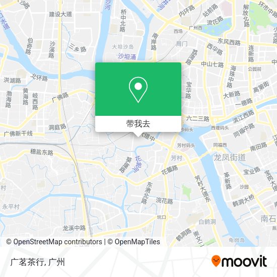 广茗茶行地图