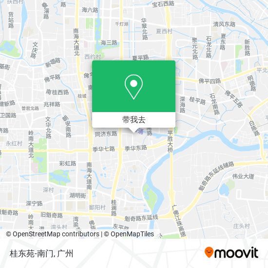 桂东苑-南门地图
