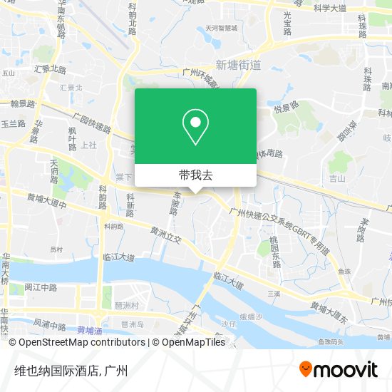 维也纳国际酒店地图