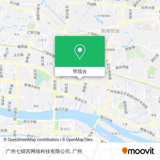 广州七锦宫网络科技有限公司地图