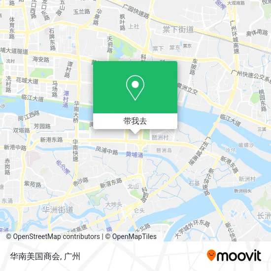 华南美国商会地图