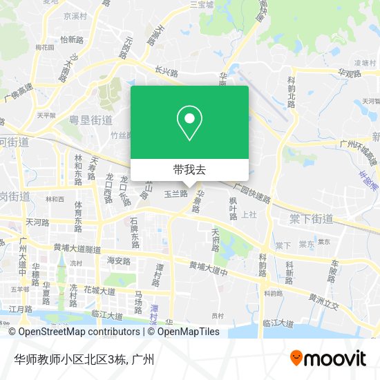 华师教师小区北区3栋地图