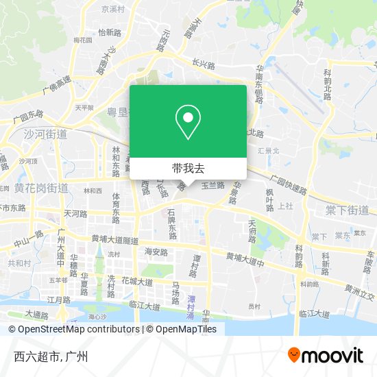 西六超市地图