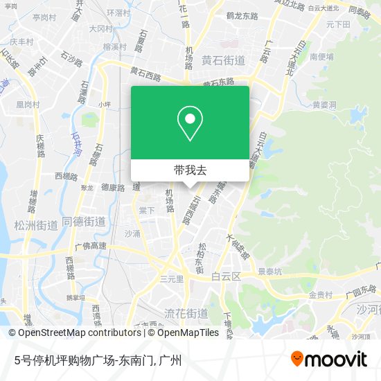 5号停机坪购物广场-东南门地图