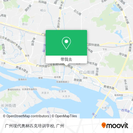 广州现代奥林匹克培训学校地图