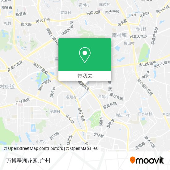 万博翠湖花园地图
