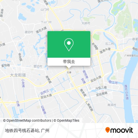 地铁四号线石碁站地图