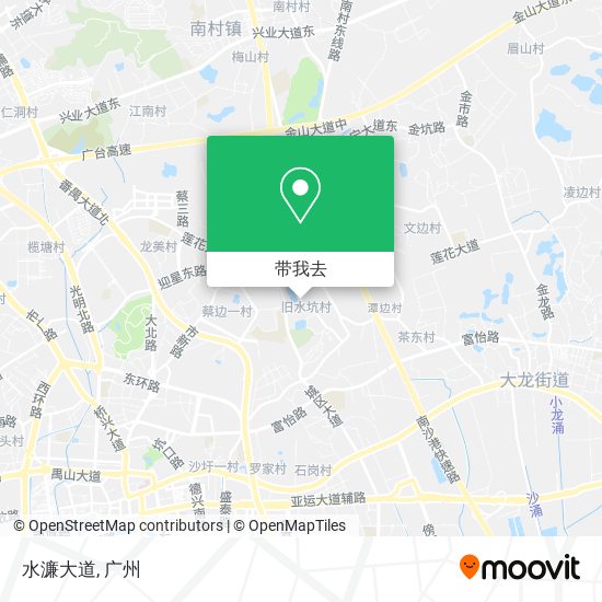 水濂大道地图