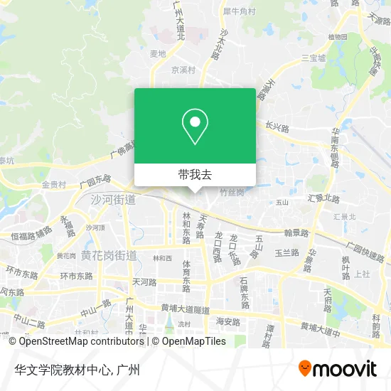 华文学院教材中心地图