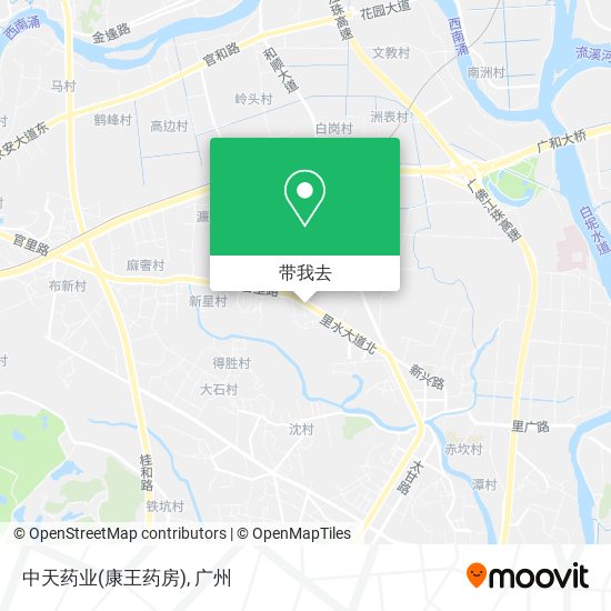 中天药业(康王药房)地图
