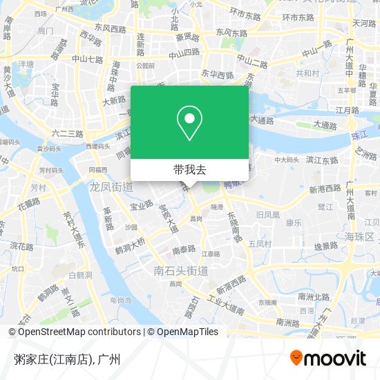 粥家庄(江南店)地图