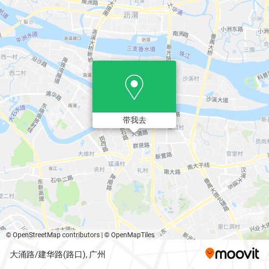 大涌路/建华路(路口)地图