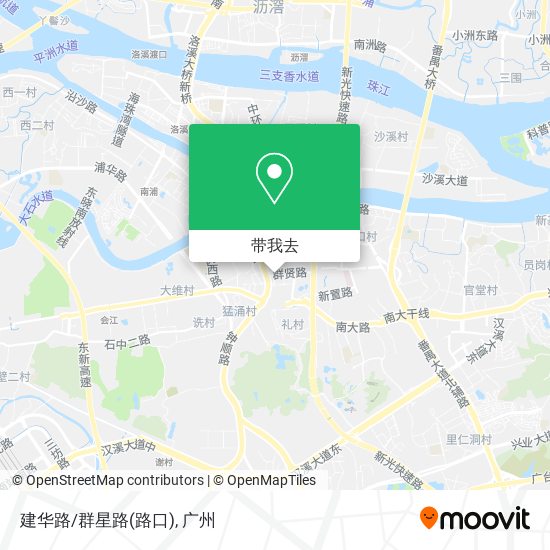 建华路/群星路(路口)地图