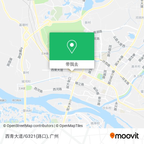 西青大道/G321(路口)地图
