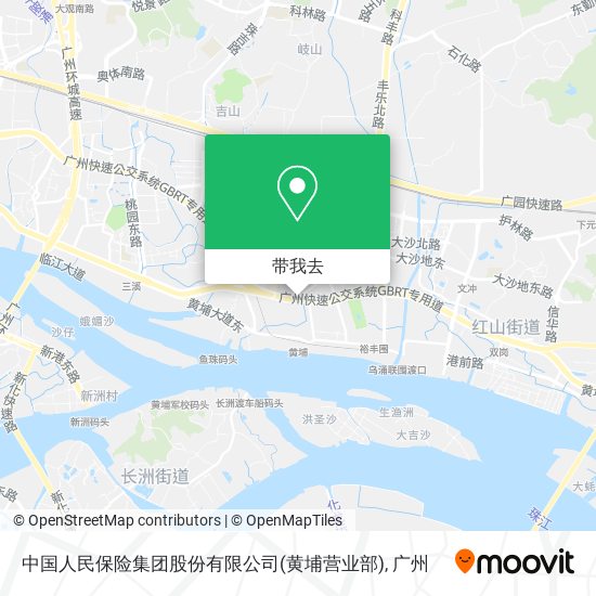 中国人民保险集团股份有限公司(黄埔营业部)地图