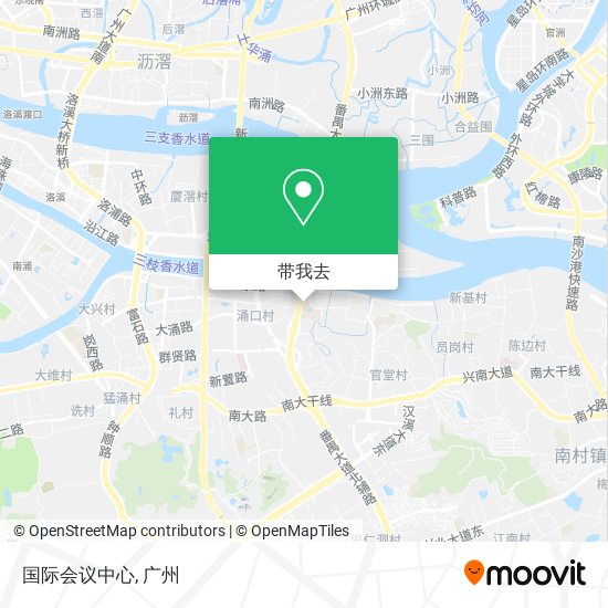 国际会议中心地图