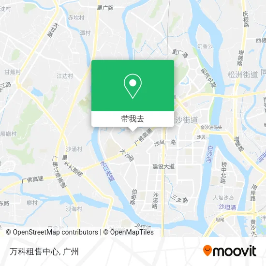 万科租售中心地图