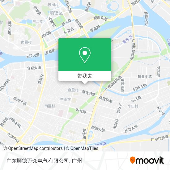 广东顺德万众电气有限公司地图