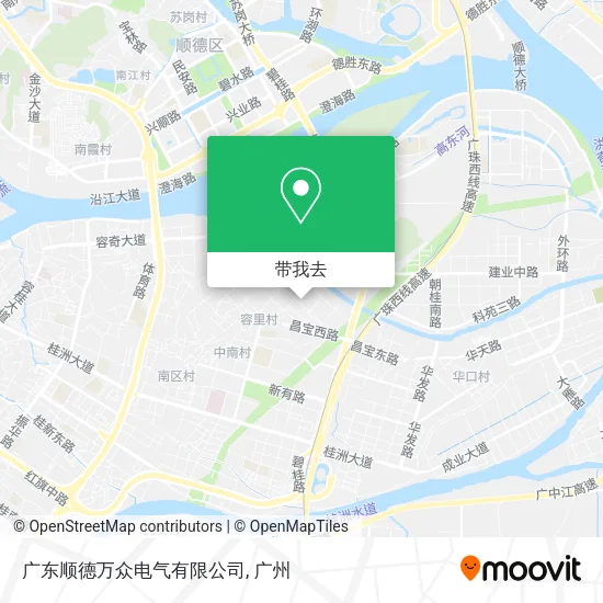 广东顺德万众电气有限公司地图