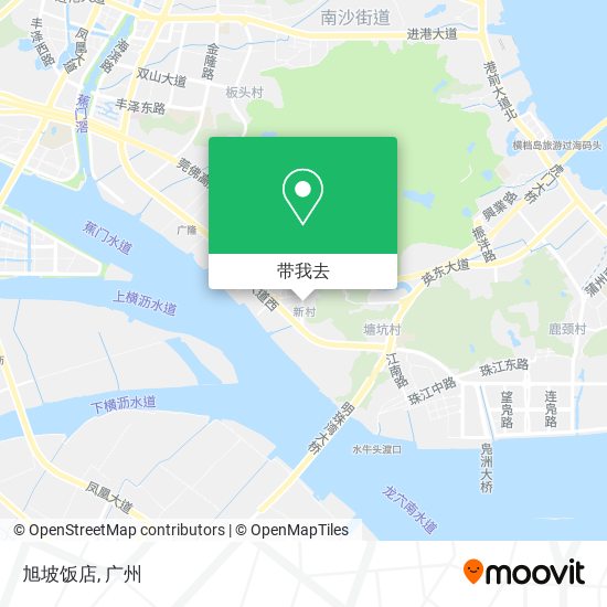 旭坡饭店地图