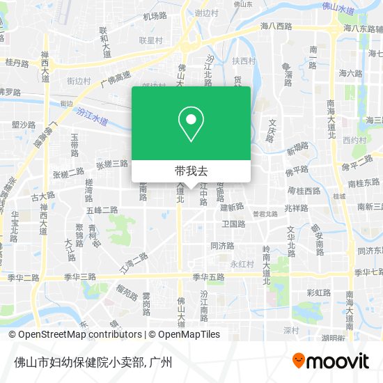 佛山市妇幼保健院小卖部地图