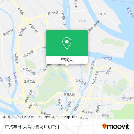 广汽丰田(大昌行喜龙店)地图