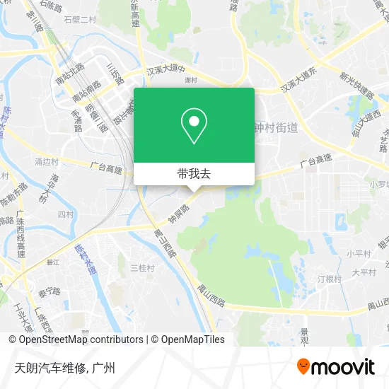 天朗汽车维修地图