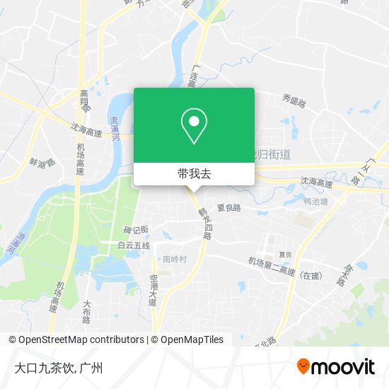 大口九茶饮地图