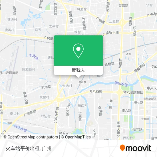 火车站平价出租地图