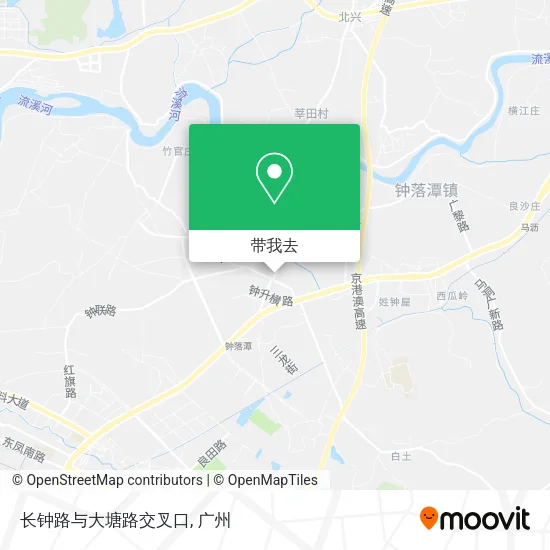 长钟路与大塘路交叉口地图