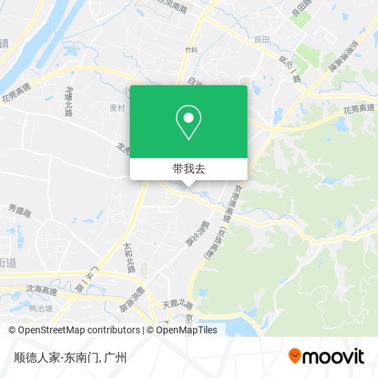 顺德人家-东南门地图