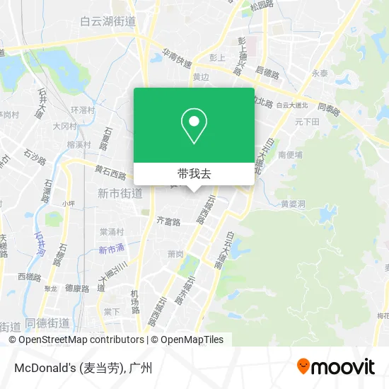 McDonald's (麦当劳)地图