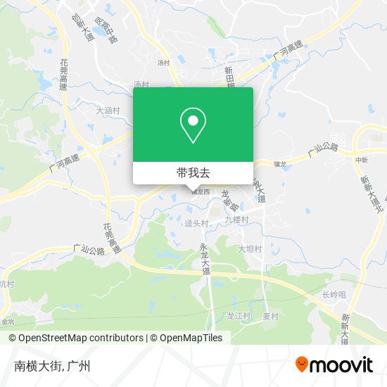 南横大街地图