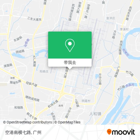 空港南横七路地图