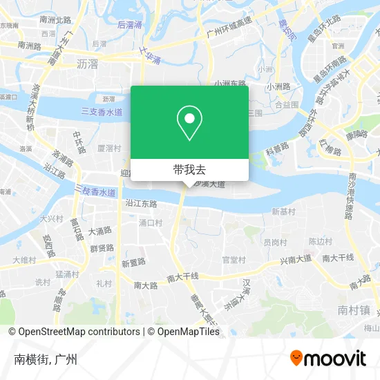 南横街地图