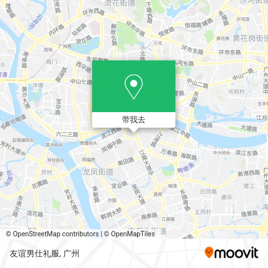 友谊男仕礼服地图