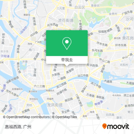 惠福西路地图