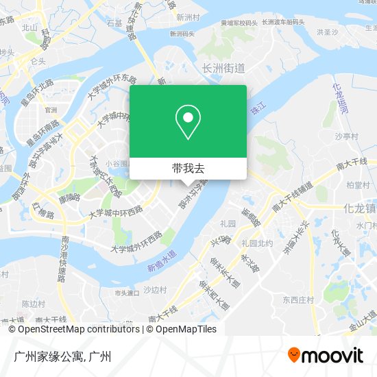 广州家缘公寓地图