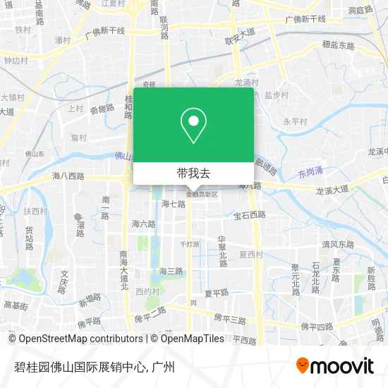 碧桂园佛山国际展销中心地图