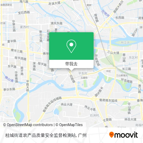 桂城街道农产品质量安全监督检测站地图